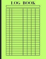 Journal: Large, multifunctional with 7 columns: to track daily activities, time, cleaning, work, expenses, orders and much more. Lime color - Softcover