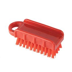 Aricasa Hygiene Products – cod. 1003RS – Cepillo limpiador de uñas para uso alimentario – Rojo – Fibra suave