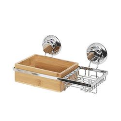 Compactor BESTLOCK SPA Prateleira com sabão, sem perfuração, 100% antiferrugem e resistente à água, natural