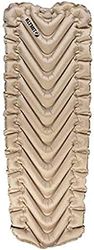KLYMIT Insulated Static V Luxe SL, Sleeping Pad, Extra Wide, Best Comfort 3.5 Inches Thick, for Car Camping, Travel, and Backpacking