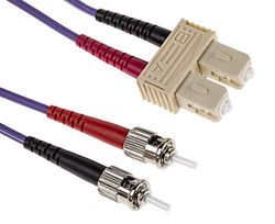 RS PRO LWL-kabel 1m Multi Mode Paars SC ST 50/125μm