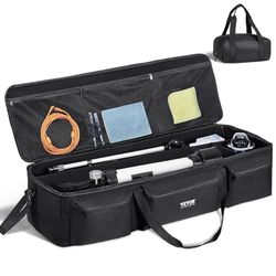VEVOR Telescope Case, 1035 mm, Large Storage Bag with Fixed Buckles, Multi-Pocket & Detachable Divider, Shock-Absorbent Telescope Carrying Bag for Optical Tube & Tripod, Counterweight Pocket