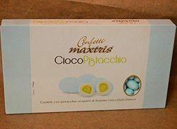 MAXTRIS | Confetti Italiani di Madorla | CIOCOPISTACCHIO AZZURRO | 500 gr.