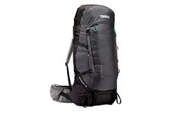 Thule Guidepost Sac de Trekking Femme, Black/Dark Shadow, 65 L