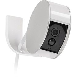 Somfy 2401496 Suporte para câmara interior, câmara de vigilância wi-fi, fácil de instalar nas paredes, ângulo amplo de visão, cinzento prateado