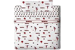 Ladybug Miraculous Ladybug Fantastic Set Lakan 3 stycken Flannel Säng 30, Flannel, Multifärg