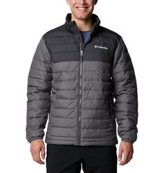 Columbia Powder Lite II Jacket Piumino, City Grey, Shark, M Men's