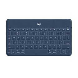 Logitech Keys-To-Go Tastiera Bluetooth, Sottile e Leggera, per iPhone, iPad, Apple TV e tutti i dispositivi iOS, Layout Italiano QWERTY - Azul