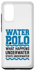 Carcasa para Galaxy S20 Waterpolo Qué sucede bajo el agua Cotización Waterpolo Jugador