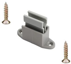 cyclingcolors Crankhouder voor zwengelstang 14 mm verstelbaar 28-48 mm met schroef kunststof grijs clip bevestiging onzichtbare zwengelhouder venster