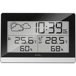 Technoline WS 9255 Preto, prata - Estação meteorológica (LR06, preto, prata, 144 mm, 96 mm, 38 mm, 40 x 27 x 104 mm)