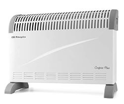 Orbegozo CV 2300 B Convector, 3 vermogensstanden, oververhittingsbeveiliging, instelbare thermostaat, draaggrepen, 2000 W, 1 liter, 44 Db, wit [Energie-efficiëntieklasse A+].