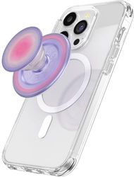 PopSockets: PopGrip Round per Magsafe - Anello Adattatore per MagSafe Incluso - Supporto e Impugnatura per Telefoni Cellulari e Custodia con un Top Intercambiabile - Aura