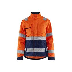 Blaklader 490318115389XL Damesjas, High Vis oranje/marineblauw, maat XL