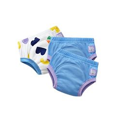 Bambino Mio Potty Training Pants, 3 Pack (2-3 Years - Blue Pop) Reusable for Baby and Toddler, Boys and Girls