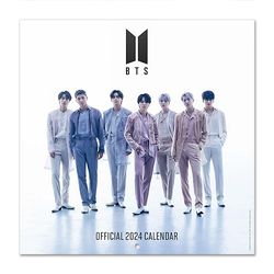 BTS Bangtan Boys 2024 Calendar, Month To View Square Wall Calendar, Official Product