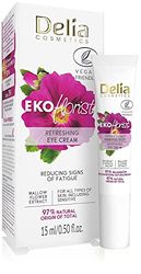 Delia Cosmetics - EKOflorist - Eye Cream - Refreshing, Vegan Natural Cosmetic - Hyaluronic Acid - All Skin Types - Regenerates, Smoothes, Moisturizes, Elasticizes, Eliminates Signs of Fatigue - 15ml