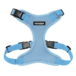 Best Pet Supplies Voyager Step-in Lock huisdierharnas, veiligheidsnet voor alle weersomstandigheden voor honden en katten, babyblauw, XS