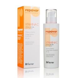 Repavar Revitalizante - Creme facial para o dia com ação hidratante - feito com vitamina C e pollustop - protege a sua pele da poluição e evita os sinais de envelhecimento - 50 ml