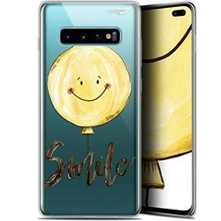 Caseink fodral för Samsung Galaxy S10+ (6.4) Gel HD [ ny kollektion - mjuk - stötskyddad - tryckt i Frankrike] Smile Baloon