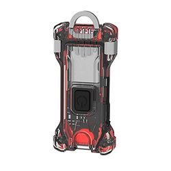 Armytek Zippy WR Extended Set torcia elettrica bianca fredda e rossa portachiavi USB ricaricabile Mini lampada frontale Keychain luce (Red Ruby)