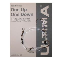 Ultima 1 Up 1 Down Rig - 2 haken - maat 2/0