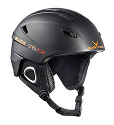 Black Crevice Skihelm Kitzbühel, zwart/oranje, XS