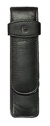 Pelikan 923417 Etui en cuir de vachette pour 2 Stylos Noir