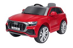 GLOBO s.p.a. (GLO) - SUV Audi Q8 rood elektrische auto speelgoed, kleur, 110 x 43 x 58 cm, GLO1796