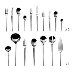 Castey - Set Cubiertos Senso Completo 6 Servicios