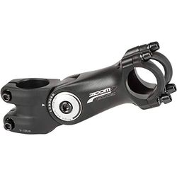 Zoom Potence en aluminium, Son inclinaison peut varier de 0 60 degrs, Adapte pour les cintres de diamtre 31.8 mm, Noir mat / argente, pour 1.1/8", Longueur : 105 mm / largeur : 70 mm