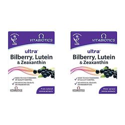 Vitabiotics Ultra Bilberry, Lutein and Zeaxanthin - 30 Tablets (Pack of 2)