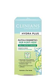 CLINIANS HYDRA PLUS Cosmetics Patches for Mixed or Oily Skin with Cucumber and Green Tea, 8 Patches