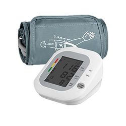 Casulo Monitor de presión arterial automático Máquina de presión arterial digital para uso doméstico con pantalla grande, brazalete ajustable para la parte superior del brazo