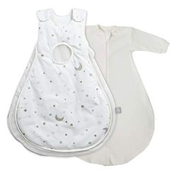 roba "safe asleep®" Gigoteuse Bébé + Grenouillère - Coton Respirant - 56/62 cm - AIR Plus - Design "Sternenzauber"