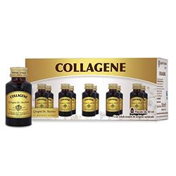 COLLAGENE Liquido Analcoolico - 500 ml (10 flaconi x 50 ml - integratore di collagene, arricchito con vitamina C, zinco, vitamina B2 e biotina per la della pelle)