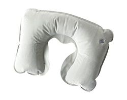 Korbond Uppblåsbar nackkudde, 19 cm, grå