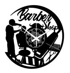 Instant Karma Clocks Vinyl Wandklok Kapper Winkel Kappers Schoonheidssalon