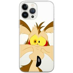 ERT GROUP mobiltelefonfodral för Samsung A51 originalt och officiellt licensierat Looney Tunes mönster Coyote 001 Vit optimalt anpassad till formen på mobiltelefonen, gedeeltelijk transparant
