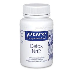 PURE ENCAPSULATIONS Detox Nrf2 | Con concentrado de brotes de brócoli, resveratrol y glutatión | Apoyo Detoxificación | 60 Cápsulas Vegetales