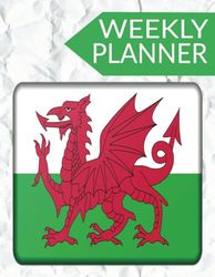 Undated Weekly Planner - Wales: Large To Do List Notebook, 104 Pages, Two Years, Manage Time Wisely, Increase Your Productivity, Stay Organized