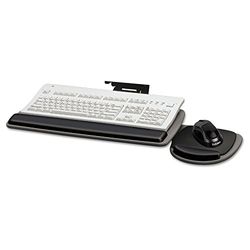 Fellowes 93841 Adjustable Standard Keyboard Platform, 20-1/4w x 11-1/8d, Graphite/Black, 4.5" x 30.5" x 20"