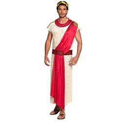 Boland - Costume Adulte Néron, Coiffe et toge avec Foulard, déguisement, Empereur Romain, Dieu Grec, Romain, Carnaval, fête déguisée
