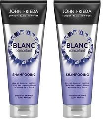 JOHN FRIEDA Blanc Etincelant Shampooing 250ml (Lot de 2)