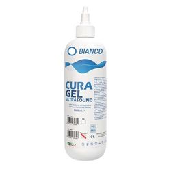 Cura Farma Gel ultrasónico – 3 botellas de gel 1 kg para ultrasonidos – transparente – 3 ml
