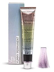 Stargazer Ombra Metallizzato Acciaio Yummy Color Professionale Permanente Formula Vegano con Frumento Bio Estratto e Argan