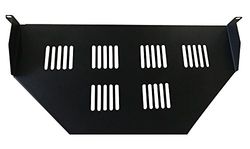 Techly Mensola per Rack 19" Angolare P.350mm Nero