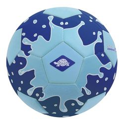 Schildkröt Neopren Beachsoccerball, storlek 5, Ø 21 cm, normal storlek, färgsorterad, halkfri textilyta, saltvattentät, perfekt för stativ och trädgård, 970278
