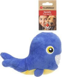 Flamingo Jouet Gebla Baleine Bleu pour Chiens - 12,5x21x12cm - Durabilité, Fun et Stimulation Mentale
