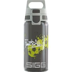 SIGG VIVA ONE kinderdrinkfles (0.5 L), vervuilingsvrije kinderfles met lekvrij deksel, sportdrinkfles voor één hand